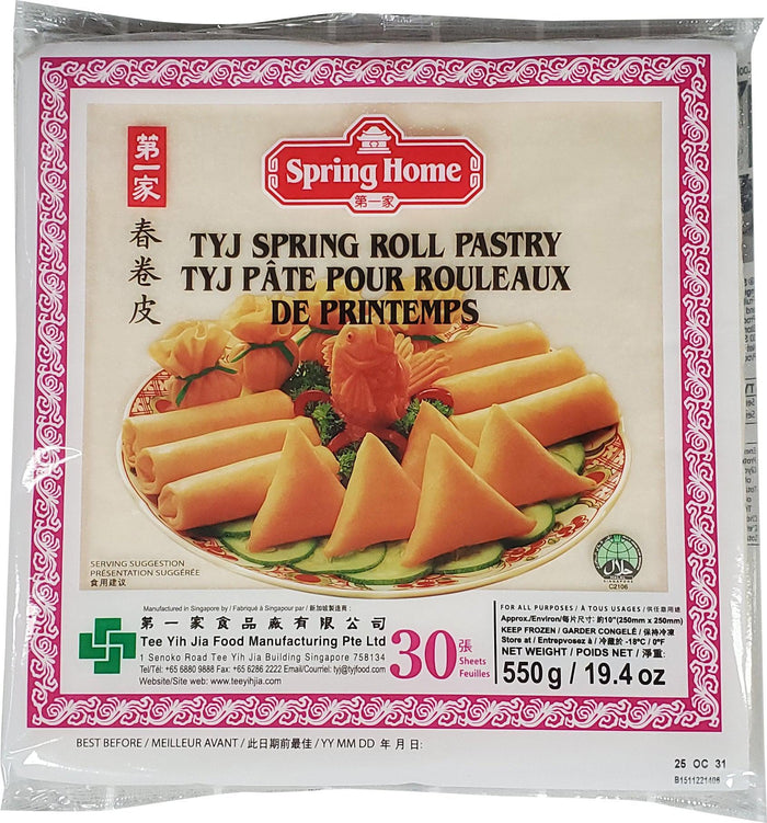Spring Home - 10” Spring Roll Wrappers
