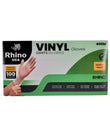 Rhino - VC4 - Clear Vinyl Gloves - Medium - 400M
