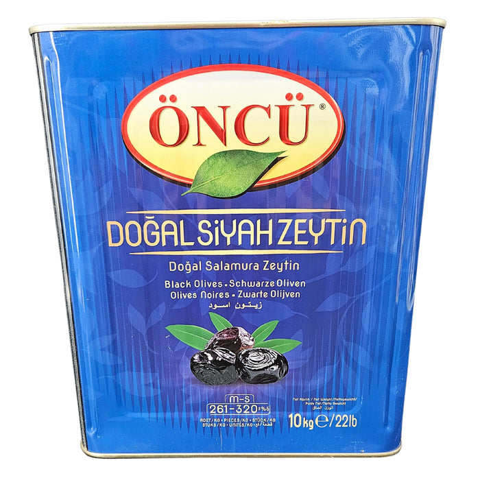 Oncu - Black Whole Olives with pits - M-S - 10kg