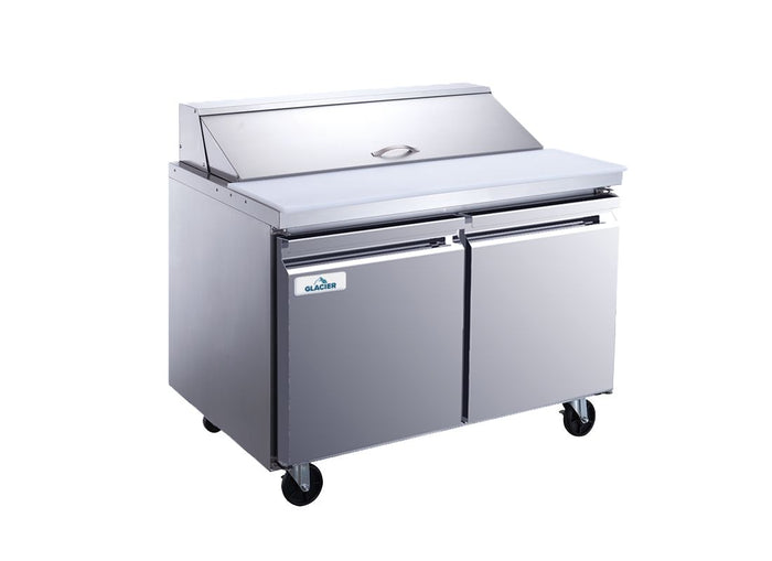 Glacier - Salad Prep Table 2 Door 12 Bins 48*31*43 -GST-48-12