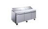Glacier - Salad Prep Table 3 Door 18 Bins 72*31*43 -GST-72-18