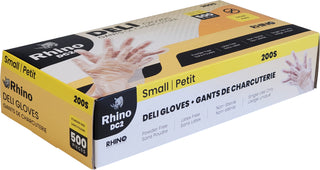 Rhino - DC2 - Clear Deli Gloves - Small - 200S