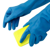 Only Est - Dishwashing Gloves - Blue - Small