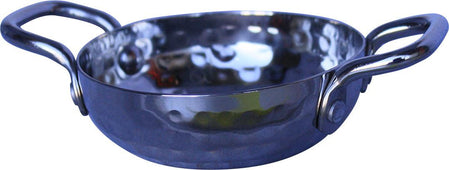 CLR - PK-82254A - 2.75oz Fry Pan - SS - w/2 Side Handles - Discontinued