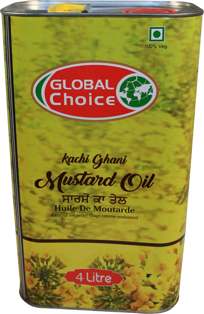 Global Choice - Pure Yellow Mustard Oil - Tin