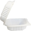 Value+ /EP-5 MFPP Clamshell Container - 5x5 - 1 Comp. - White