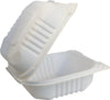 Value+ /EP-5 MFPP Clamshell Container - 5x5 - 1 Comp. - White