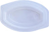 Value+ - PP7000-12WC - Oval Container - 12oz - White w/Clear Lid