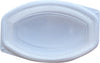 Value+ - PP7000-28WC - Oval Container - 28oz - White w/Clear Lid