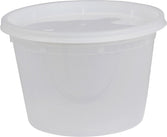 Value+ - 16oz Deli Container - Heavy - White - Retail Pack