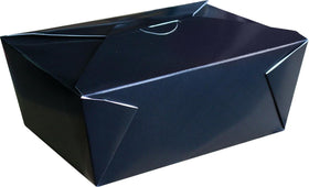 Eco-Craze - #4 Black Paper Fold Box - PFB04-B