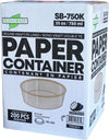 Eco-Craze - Kraft PE-Lined Paper Container - Round - 750ml - SB-750K