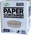 Eco-Craze - Kraft PE-Lined Paper Container - Round - 1300ml - SB-1300K