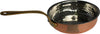 Fry Pan SS Hammered 300Ml (Copper Plated) No.2 With 1 Long Gold Handle, 13.5cm