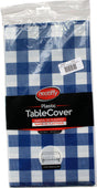 Table Cover - 54x108” Rectangular - Blue Checker