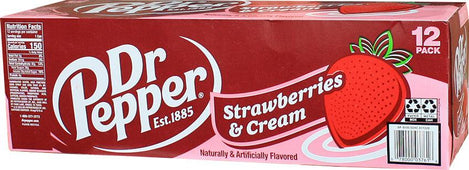 Dr. Pepper - Strawberry Cream - Cans