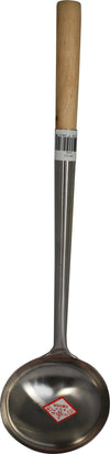 Wok Ladle - 11cm Dia x 42.5cm Wood Handle