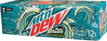 Mountain Dew - Baja Blast - Cans