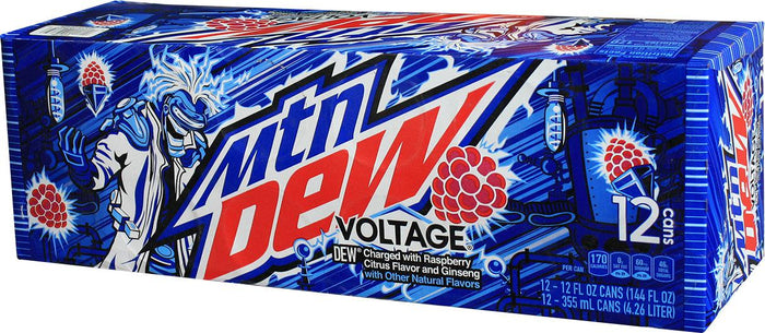 Mountain Dew - Voltage - Cans