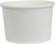 Morning Dew - 8 oz Paper Soup Container - White - 8SCW