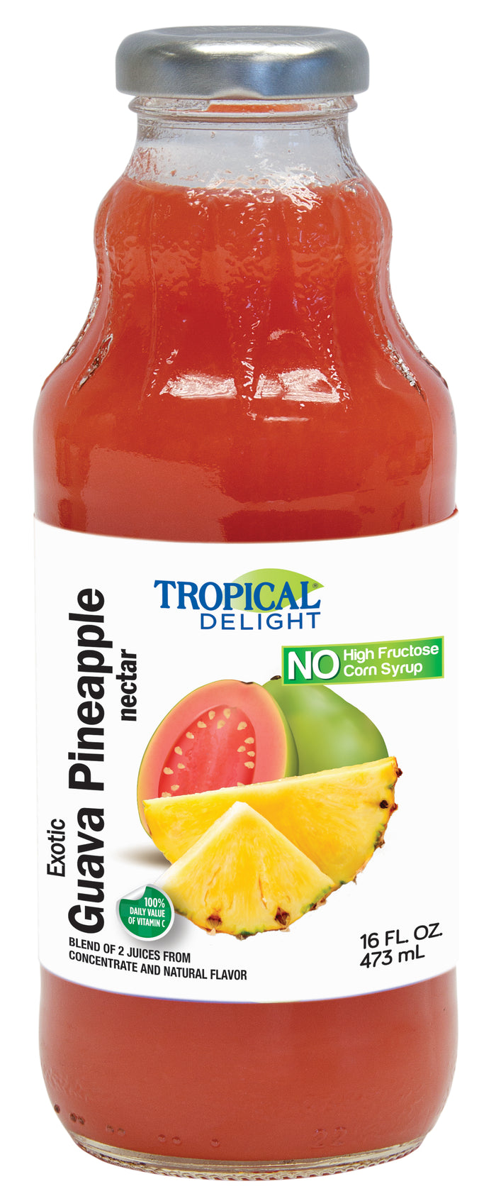 Tropical Delight - Juice - Guava Pineapple - Bottles