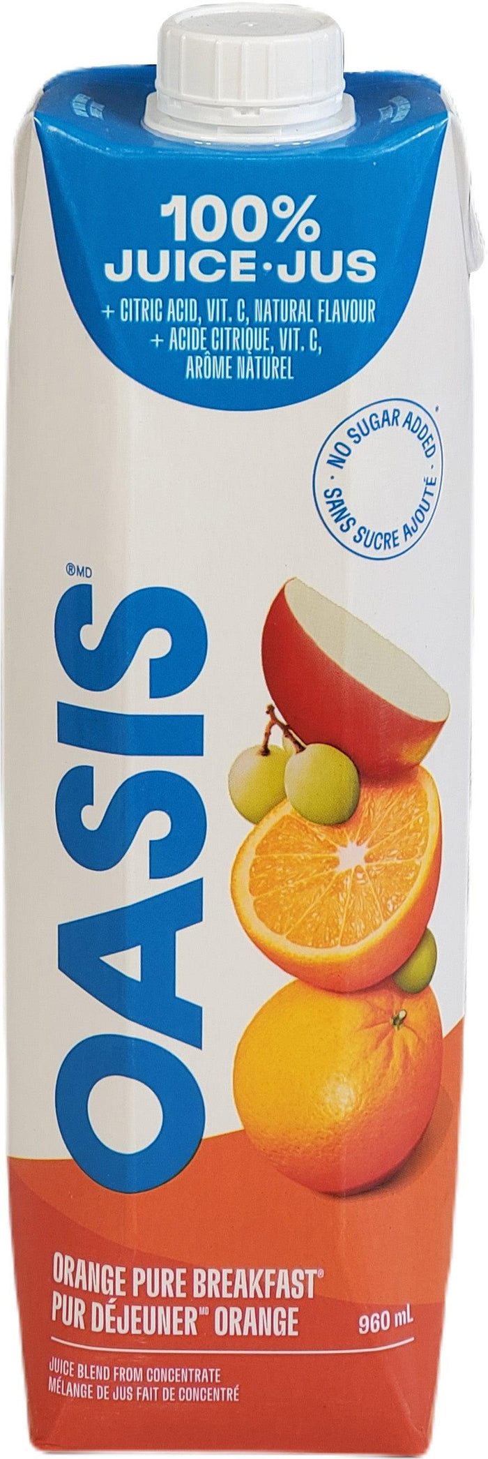 Oasis - Juice - Orange Pure Breakfast - Tetra