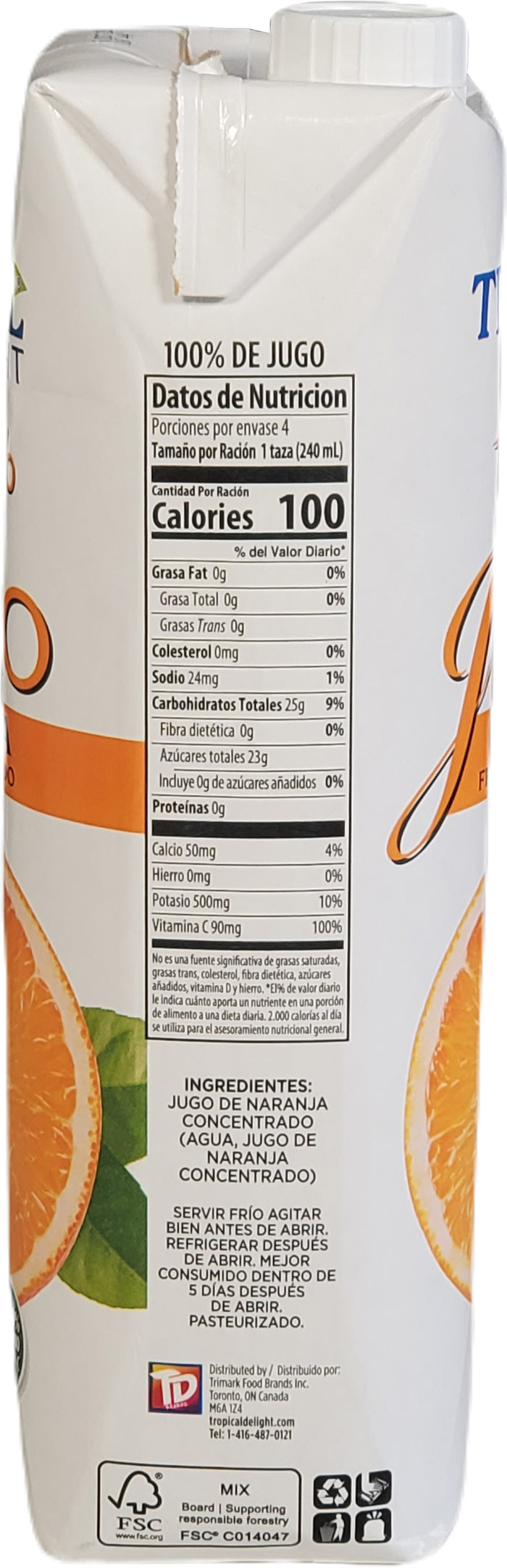 Tropical Delight - Orange Juice - Tetra