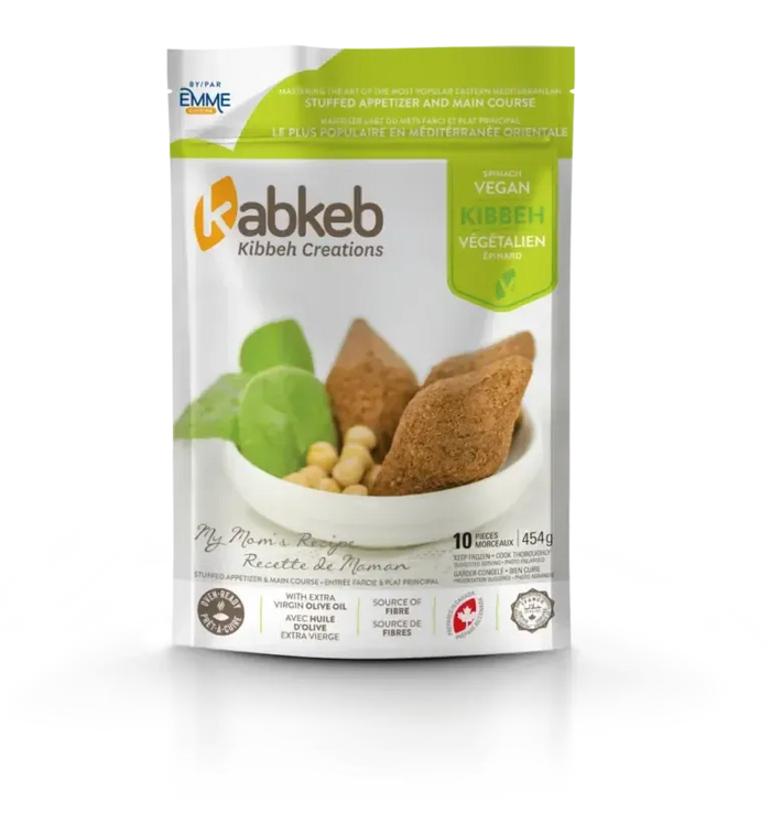 Kabkeb - Kibbeh - Spinach Vegan