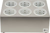 Pro-Kitchen - Cutlery Organizer - 6 Slot w/ Plastic Holders