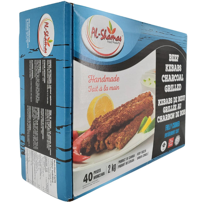 Frozen - Al-Shamas - Cooked - Grilled Beef Kabobs - Halal
