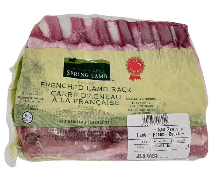 New Zealand Lamb - Fresh - Frenched Halal Racks - Premium
