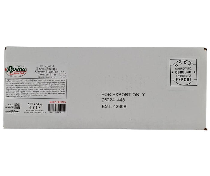 Rosina - Breakfast Bites - Bacon, Egg & Cheese - 320 x .5 oz
