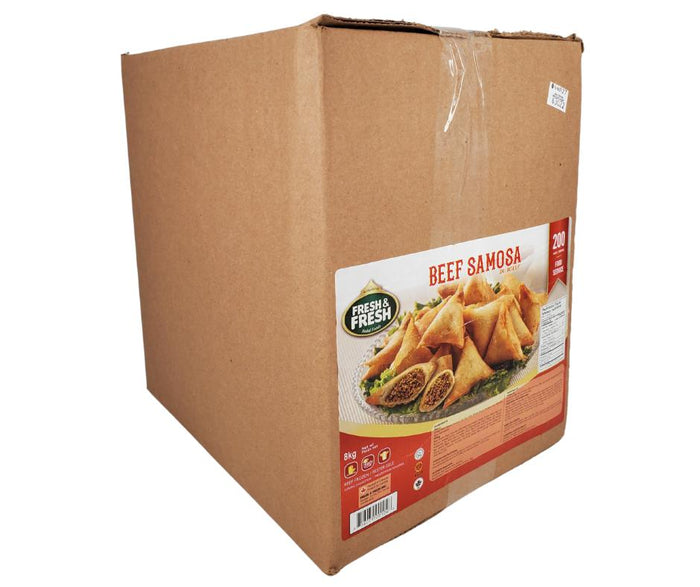Frozen - Fresh & Fresh - Jumbo Beef Samosas - 200 ct - Halal