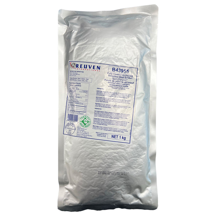Reuven Fully Cooked Seasoned Shredded Beef Brisket