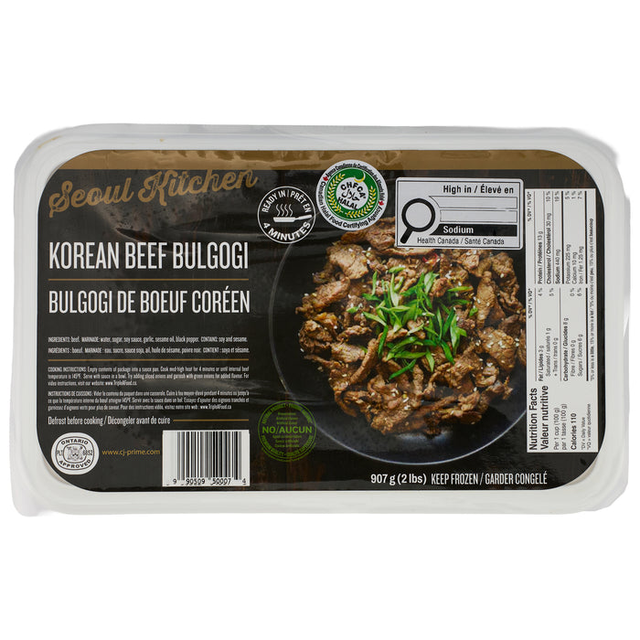 Seoul Kitchen Korean Marinated Beef Bulgogi, Halal