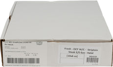 Fresh - OCF W/C - Striploin Steak E/E 6oz - Halal