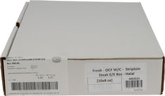 Fresh - OCF W/C - Striploin Steak E/E 8oz - Halal