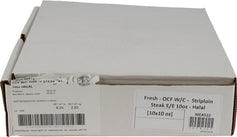 Fresh - OCF W/C - Striploin Steak E/E 10oz - Halal
