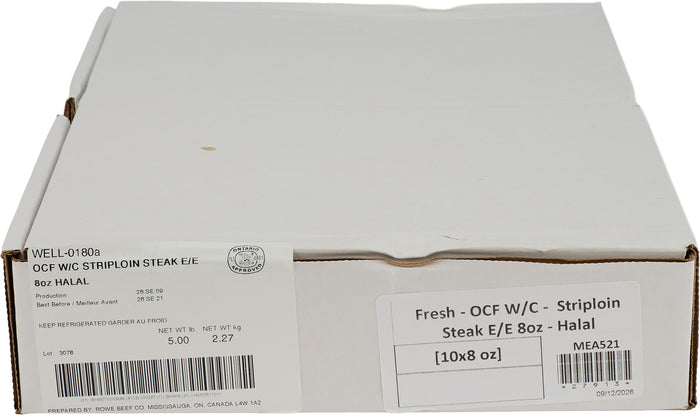 Fresh - OCF W/C - Ribeye Steak 1X1 6oz - Halal