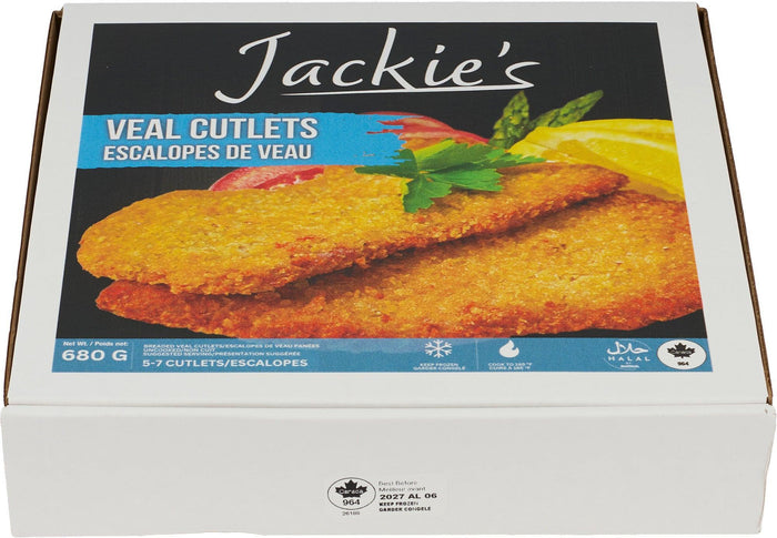 Frozen - Jackies - Breaded Veal Cutlets (680 Gm X 8)
