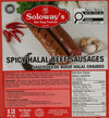 Frozen - Soloways - All Beef Sausages Spicy - Halal