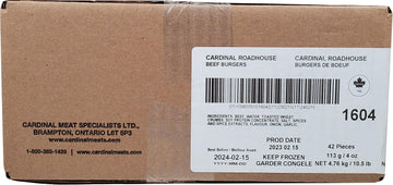 Cardinal - 4oz Beef Burger - 1604- FroBur05