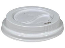 CLR - Eco-Craze/E2E White Dome Lids for 10-24oz Hot Cup