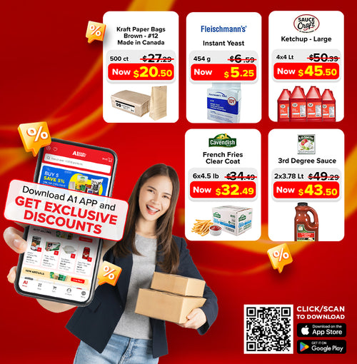 Download the A1 Cash and Carry App for Exclusive Weekly Deals