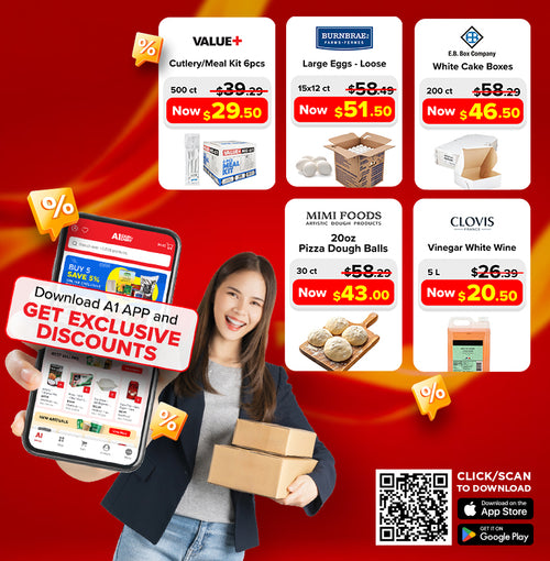 Download the A1 Cash and Carry App for Exclusive Weekly Deals