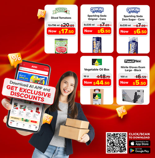 Download the A1 Cash and Carry App for Exclusive Weekly Deals