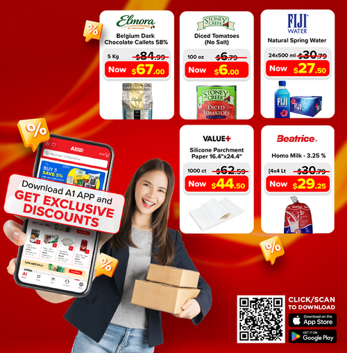 Download the A1 Cash and Carry App for Exclusive Weekly Deals
