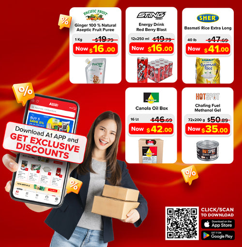 Download the A1 Cash and Carry App for Exclusive Weekly Deals