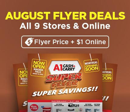 A1 Cash and Carry August 2026 Flyer Deals, In-Store and Online