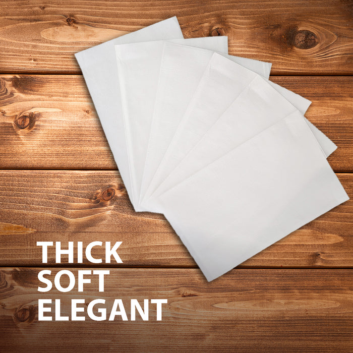 Mayfair - 1 ply Interfold Napkins 1/4 Fold - White - INAP01